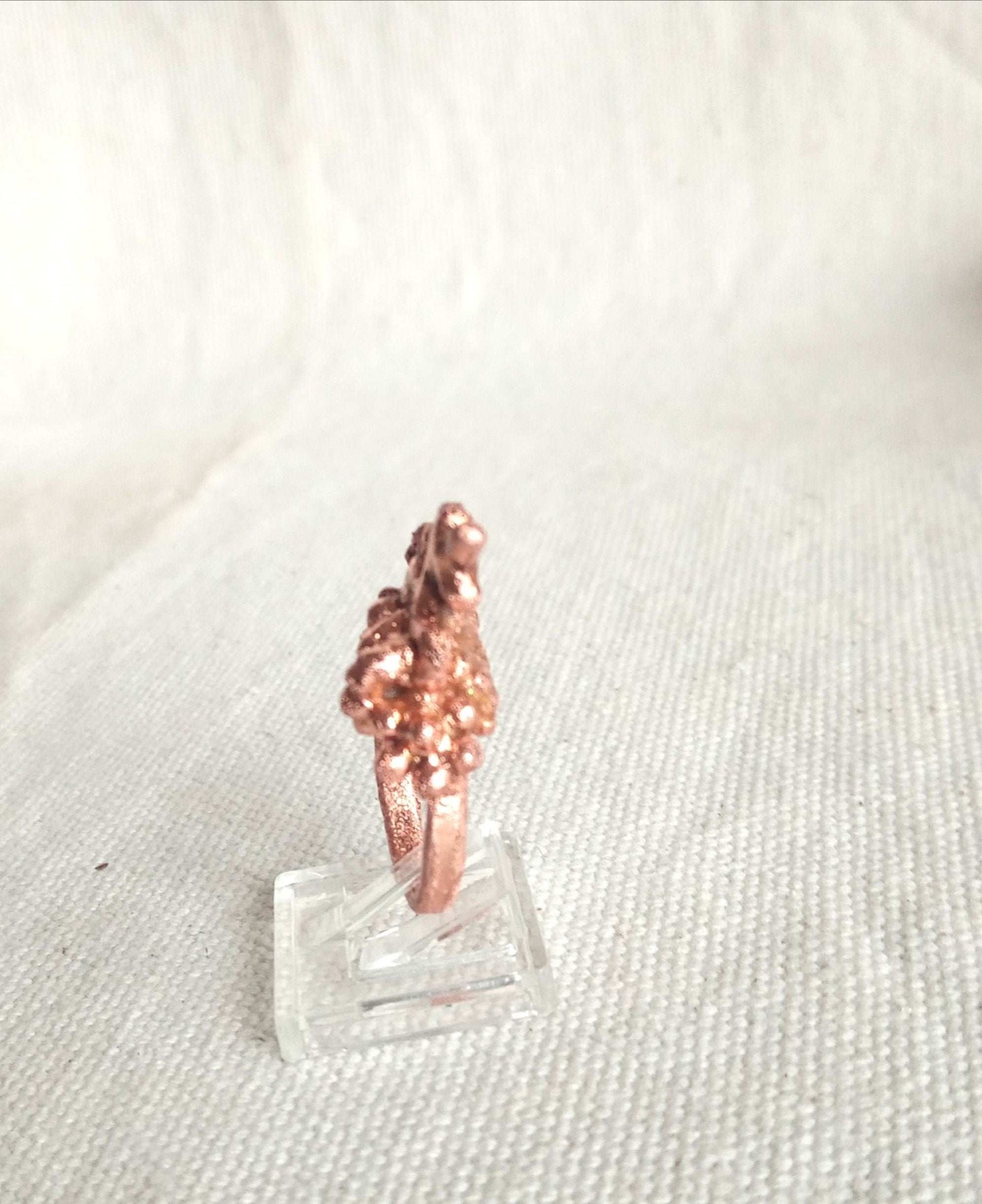 Bague T57 licorne fantastique cuivre électroformé